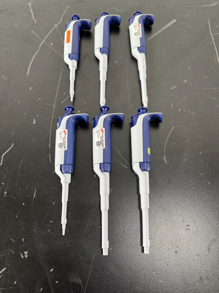 Image of Rainin Pipet-Lite XLS Single Channel Pipettes - Quantity 6